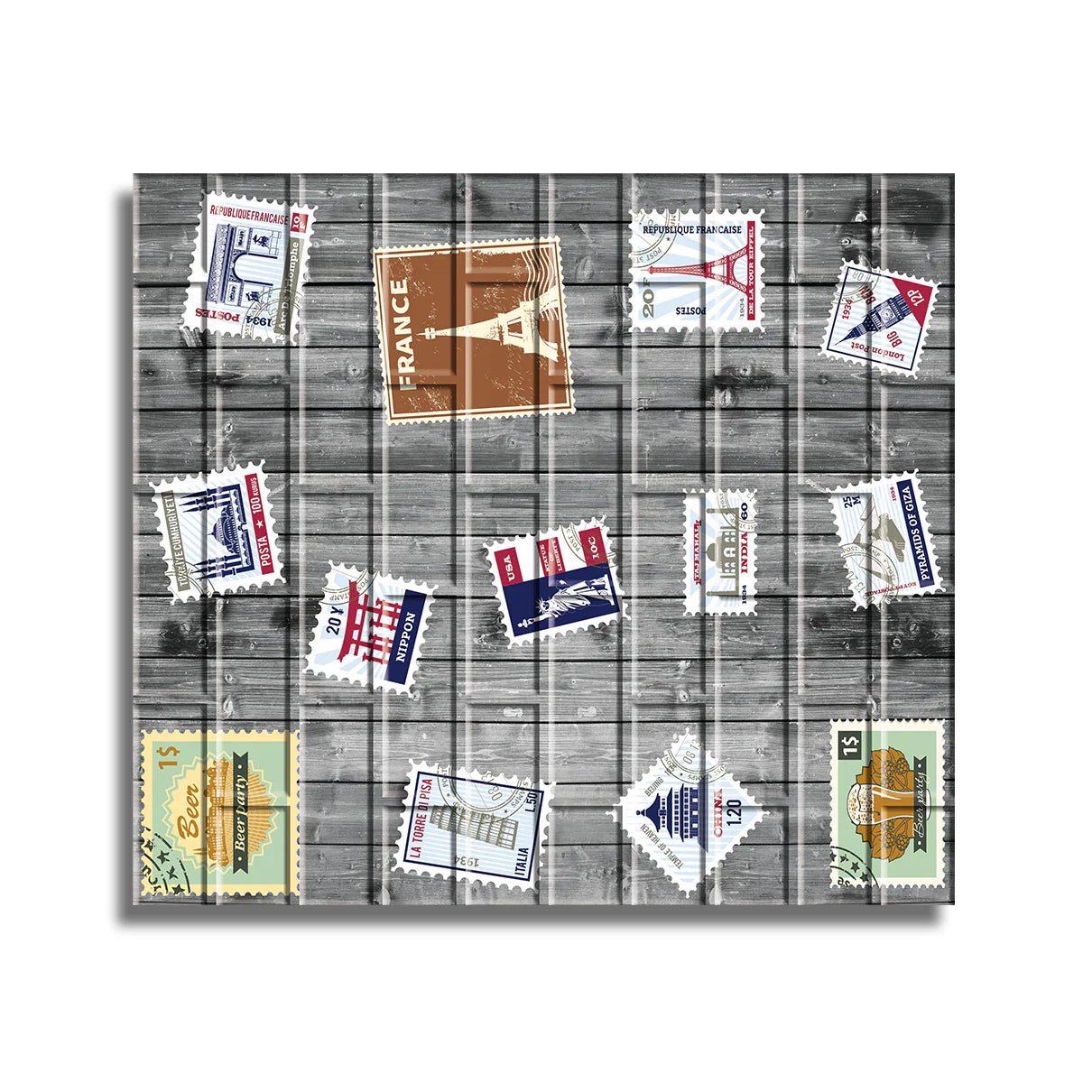 Tapet 3D autoadeziv, design modern,  usor de curatat, 70x77cm, Naimeed D3561