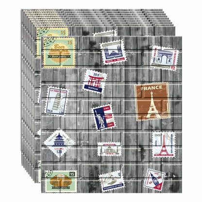 Set 10 x Tapet 3D autoadeziv, design modern, usor de curatat, 70x77 cm, Naimeed D3561