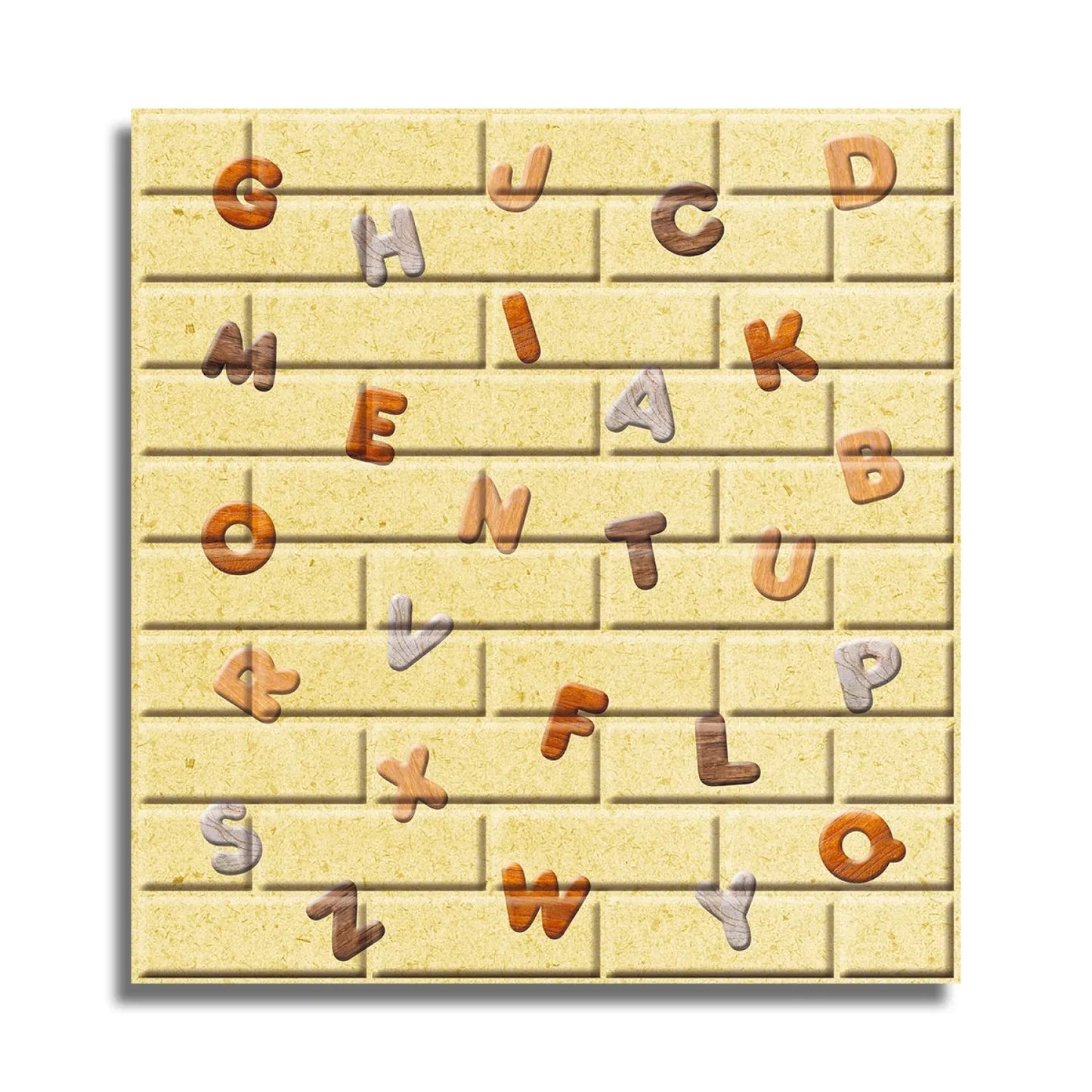 Set 10 x Tapet 3D autoadeziv, design modern, usor de curatat, 70x77 cm, Naimeed D3563