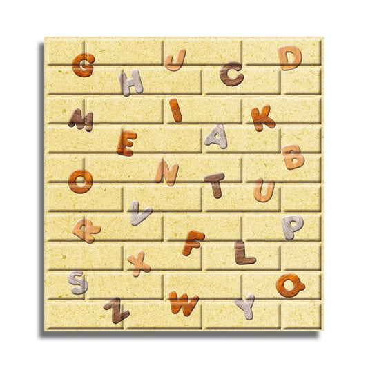 Set 10 x Tapet 3D autoadeziv, design modern, usor de curatat, 70x77 cm, Naimeed D3563