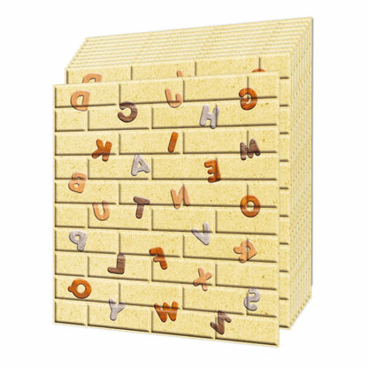 Set 10 x Tapet 3D autoadeziv, design modern, usor de curatat, 70x77 cm, Naimeed D3563