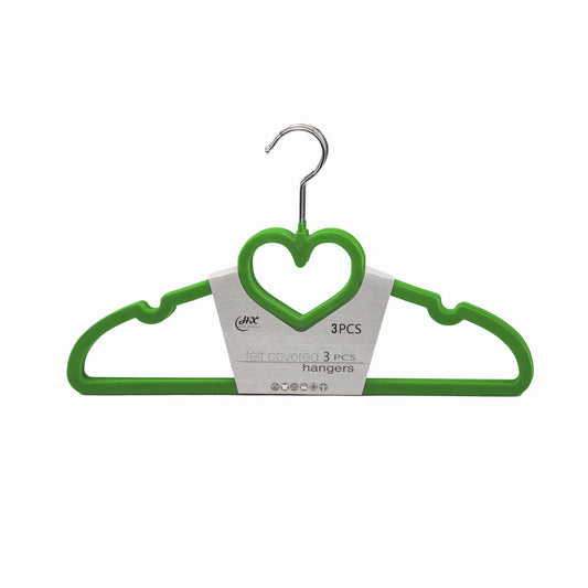 Set 3 Umerase, acoperite cu catifea, D3787, Verde