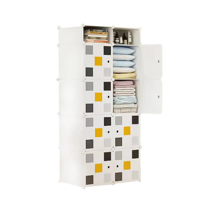Dulap Modular, 10 Compartimente, D4114, Alb