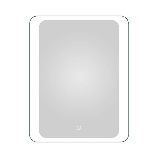 Oglinda baie, sistem iluminare LED, IP44, 60x80cm, D4220, Dezaburire, Touch