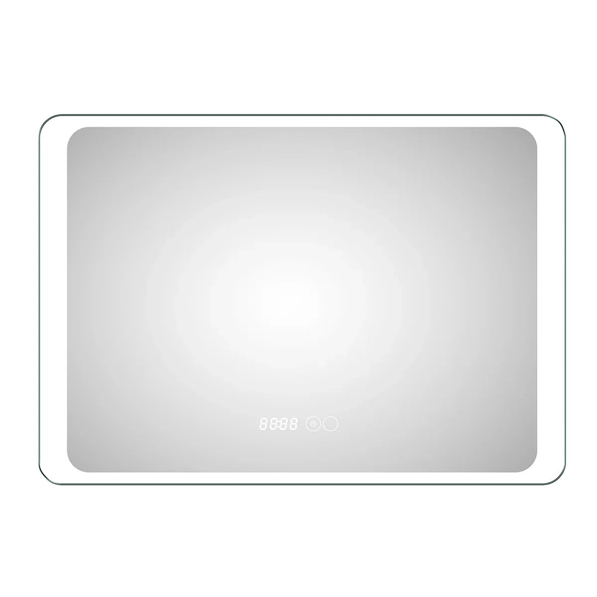 Oglinda baie, sistem iluminare LED, IP44, 120x70cm, D4222, Dezaburire, Touch, Ceas