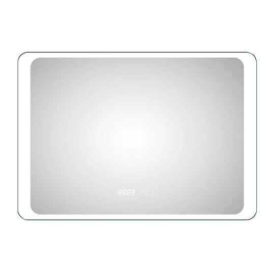 Oglinda baie, sistem iluminare LED, IP44, 120x70cm, D4222, Dezaburire, Touch, Ceas
