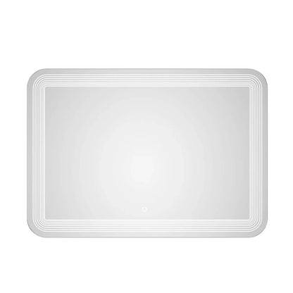 Oglinda baie, sistem iluminare LED, IP44, 100x70cm, D4224, Dezaburire, Touch