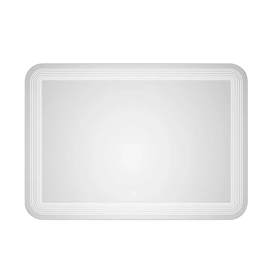 Oglinda baie, sistem iluminare LED, IP44, 100x70cm, D4224, Dezaburire, Touch