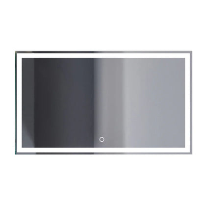 Oglinda baie, sistem iluminare LED, IP44, 100x70cm, D4227, Dezaburire, Touch
