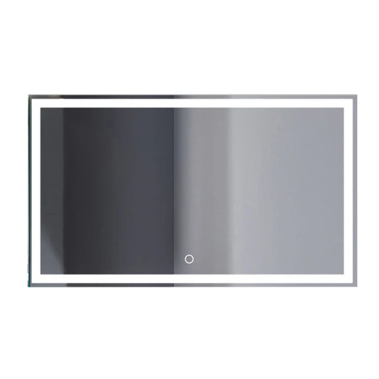 Oglinda baie, sistem iluminare LED, IP44, 100x70cm, D4227, Dezaburire, Touch