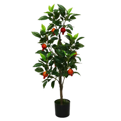 Copac artificial, Rodie cu ghiveci D4274, 115cm