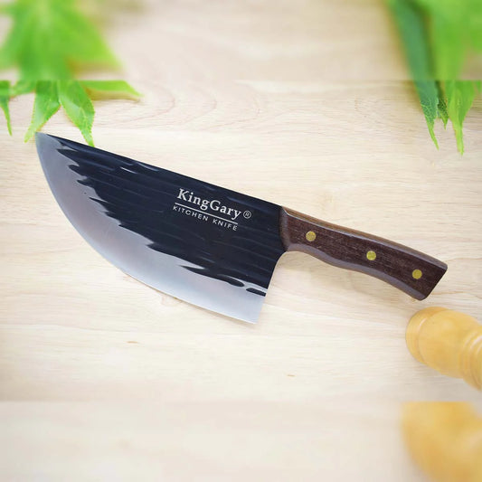 Cutit macelar de bucatarie D4304, otel inoxidabil, 33cm