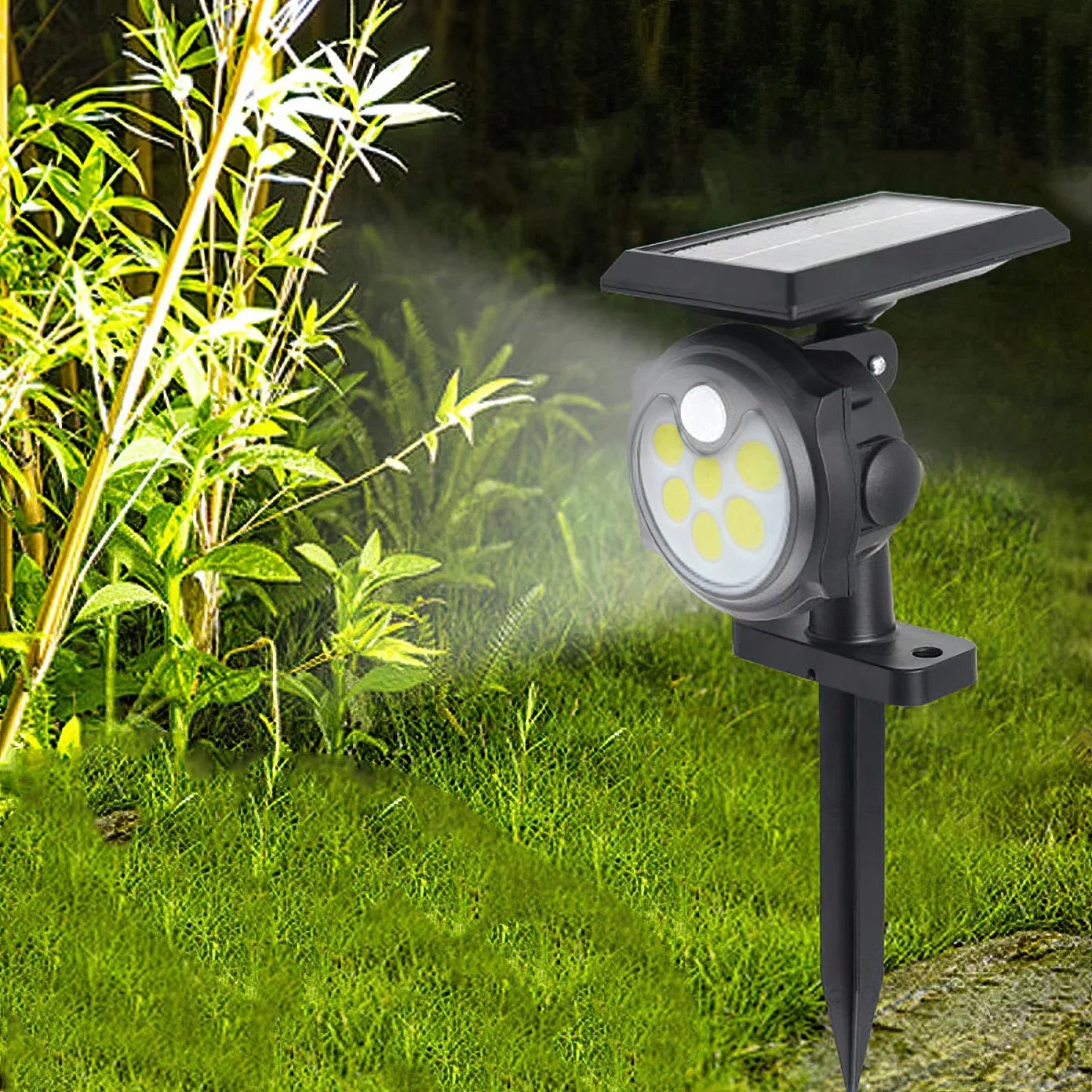 Lampa solara, cu senzor de miscare, lumina LED,  acumulator, Naimeed D4321, COB 42 LED-uri