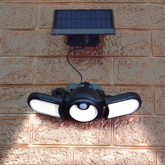 Lampa solara, cu senzor de miscare, lumina LED, acumulator, Naimeed D4325, 112 LED-uri