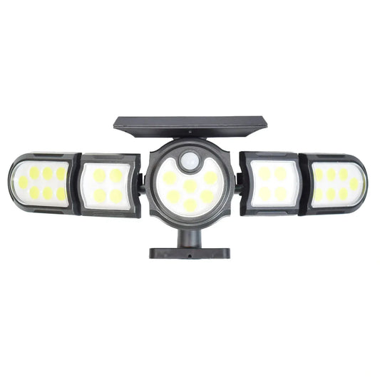 Lampa solara, cu senzor de miscare, lumina LED,  acumulator, Naimeed D4332, COB 196 LED-uri