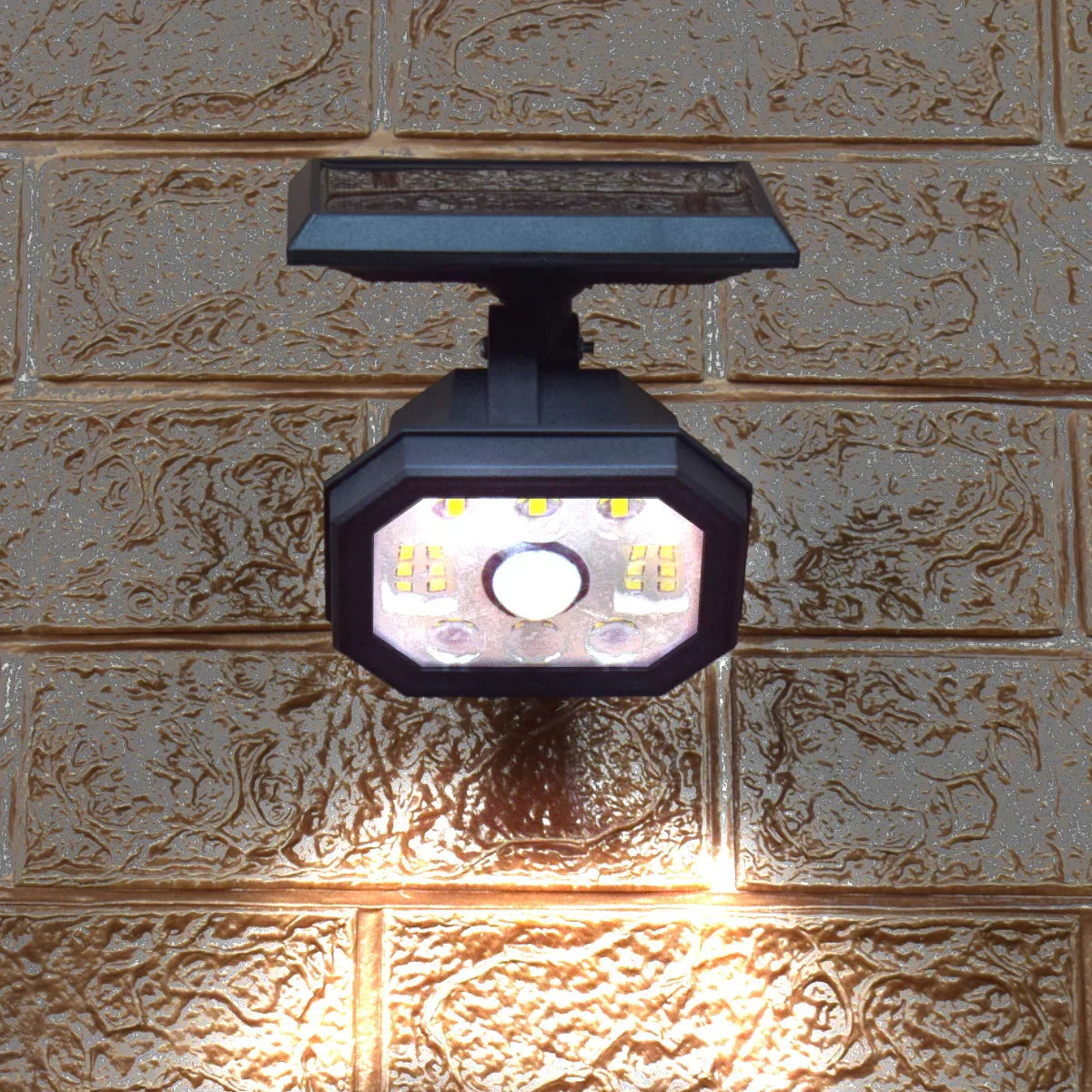 Lampa solara, cu senzor de miscare, lumina LED,  acumulator, Naimeed D4337, 40 LED-uri