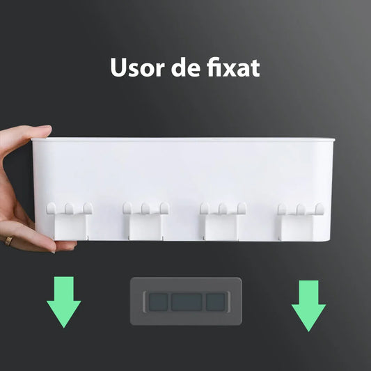 Suport periute de dinti si dozator pasta de dinti, D4365