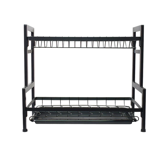 Raft metalic pentru vase, Naimeed D4464, Negru