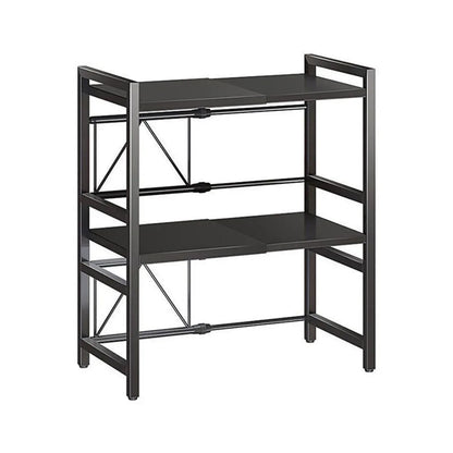 Raft metalic, extensibil, 2 polite, Naimeed D4501, Negru