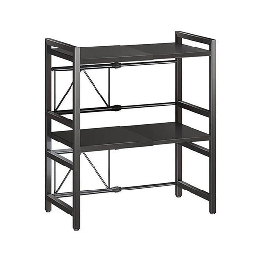 Raft metalic, extensibil, 2 polite, Naimeed D4501, Negru