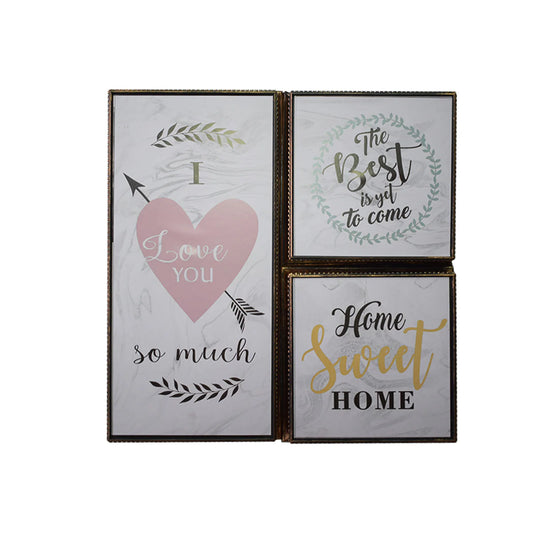 Set decoratiuni, Naimeed D4540G, Auriu