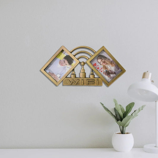 Rama foto, 2 poze, Naimeed D4542G, Auriu