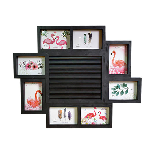 Rama foto, 8 poze, Naimeed D4544N, Negru