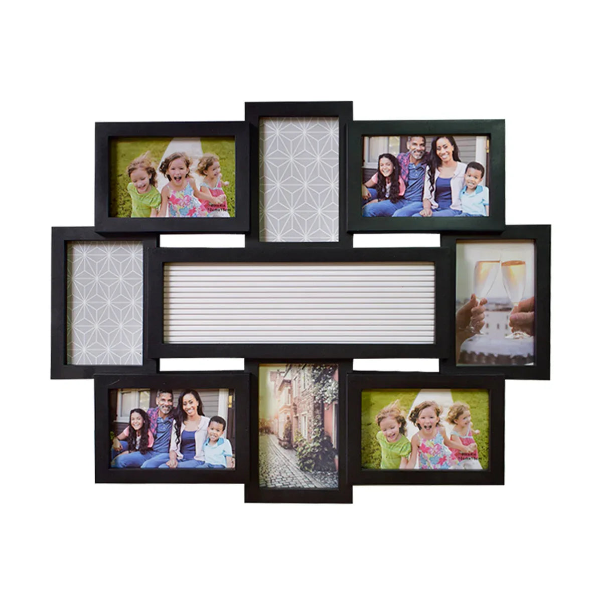 Rama foto, 8 poze, Naimeed D4545N, Negru