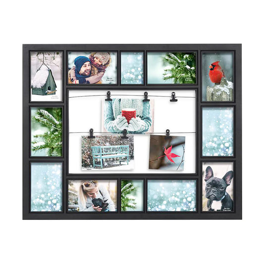 Rama foto, 12 poze, Naimeed D4562N, Negru