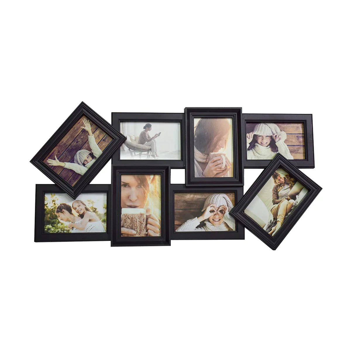 Rama foto, 8 poze, Naimeed D4563N, Negru