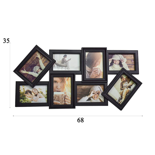 Rama foto, 8 poze, Naimeed D4563N, Negru