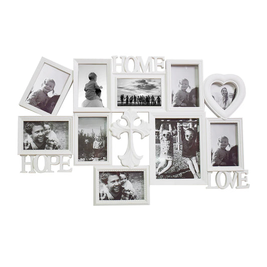 Rama foto, 9 poze, Naimeed D4565W, Alb