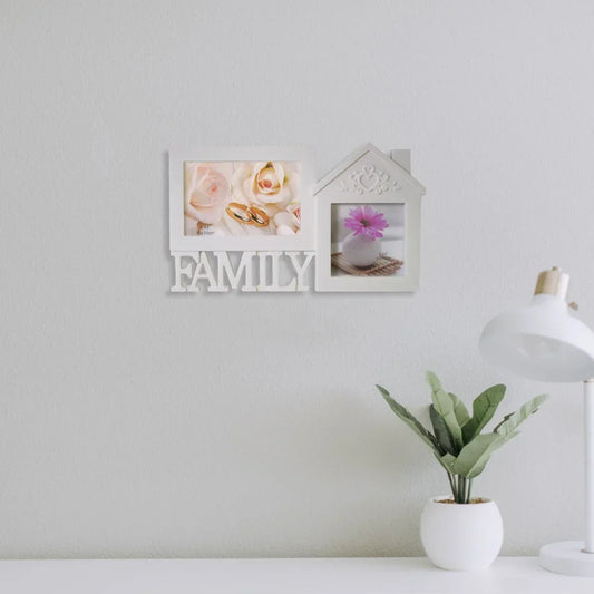 Rama foto, 2 poze, Naimeed D4577W, Alb