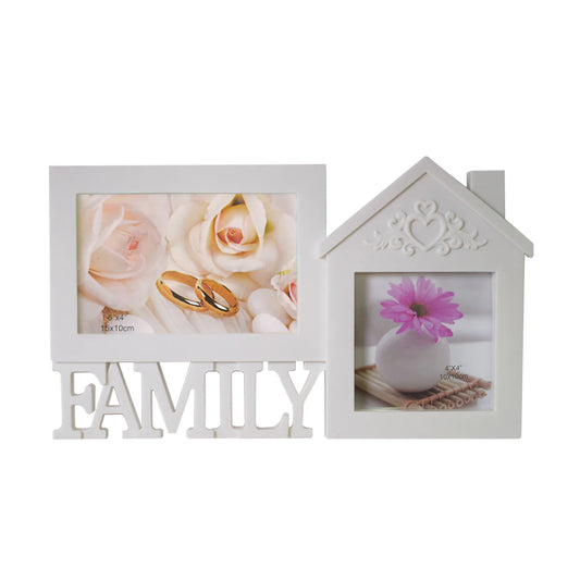 Rama foto, 2 poze, Naimeed D4577W, Alb