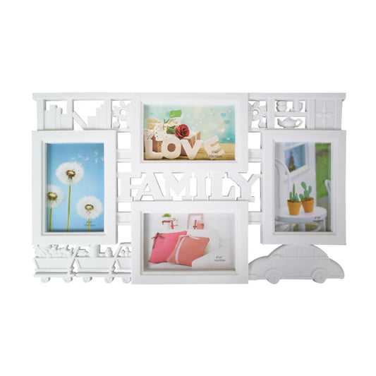 Rama foto, 4 poze, Naimeed D4579W, Alb