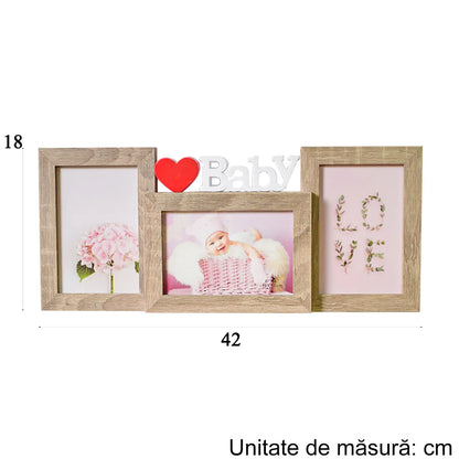 Rama foto, 3 poze, Naimeed D4588 Flower Wood