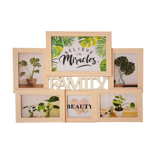 Rama foto Family, 6 poze, Naimeed D4589 White Wood