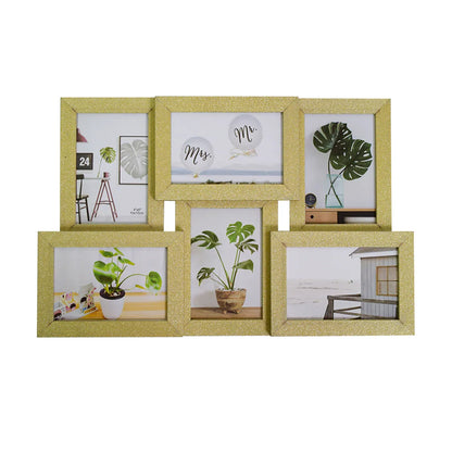 Rama foto, 6 poze, Naimeed D4592G, Auriu