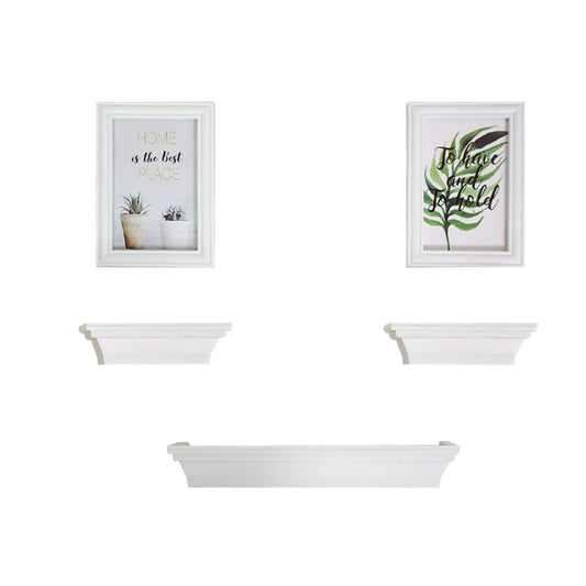 Set 2 rame foto, Naimeed D4594W, 3 polite, Alb