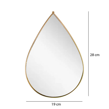 Set 4 Oglinzi Decorative, Naimeed D4605G, Auriu, 19x1x28 cm