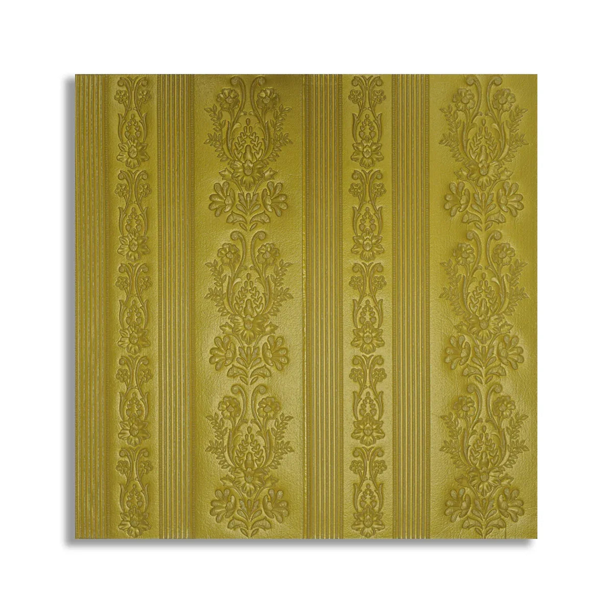 Tapet 3D Autoadeziv, design modern, rezistent la umezeala, usor de curatat, 70x70cm, Naimeed D4708, Auriu