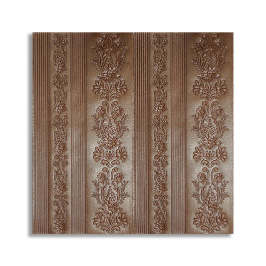 Tapet 3D Autoadeziv, design modern, rezistent la umezeala, usor de curatat, 70x70cm, Naimeed D4709, Bronz