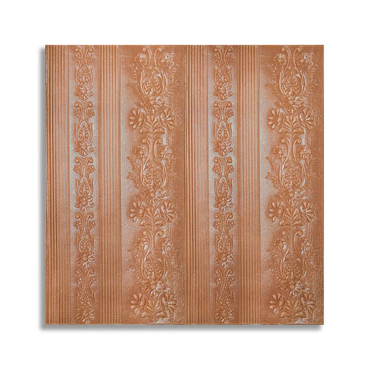 Tapet 3D Autoadeziv, design modern, rezistent la umezeala, usor de curatat, 70x70cm, Naimeed D4711, Maro