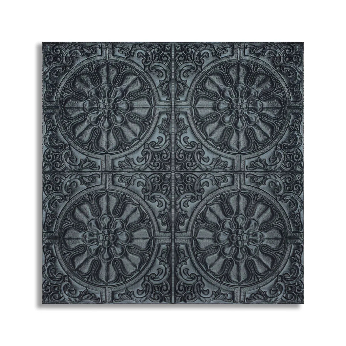Tapet 3D Autoadeziv, design modern, rezistent la umezeala, usor de curatat, 70x70cm, Naimeed D4716,  Negru