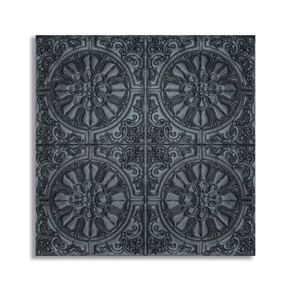 Tapet 3D Autoadeziv, design modern, rezistent la umezeala, usor de curatat, 70x70cm, Naimeed D4716,  Negru