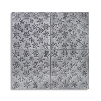 Set 5 x Tapet 3D Autoadeziv, design modern, rezistent la umezeala, usor de curatat, 70x70cm, Naimeed D4717, Argintiu