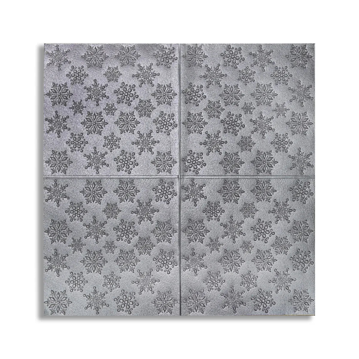 Tapet 3D Autoadeziv, design modern, rezistent la umezeala, usor de curatat, 70x70cm, Naimeed D4717, Argintiu