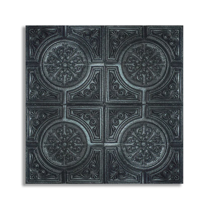 Tapet 3D Autoadeziv, design modern, rezistent la umezeala, usor de curatat, 70x70cm, Naimeed D4724, Negru