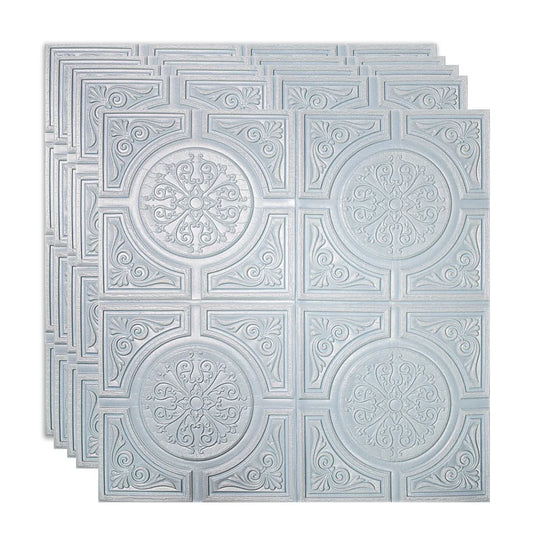 Set 5 x Tapet 3D Autoadeziv, design modern, rezistent la umezeala, usor de curatat, 70x70cm, Naimeed D4725, Albastru