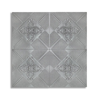 Tapet 3D Autoadeziv, design modern, rezistent la umezeala, usor de curatat, 70x70cm, Naimeed D4727, Argintiu